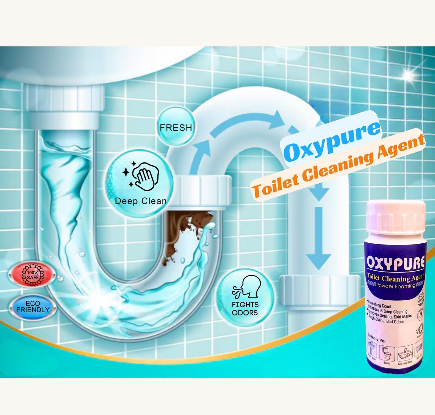 OxyPure Toilet Cleaning Agent (Buy 1 Get 1)