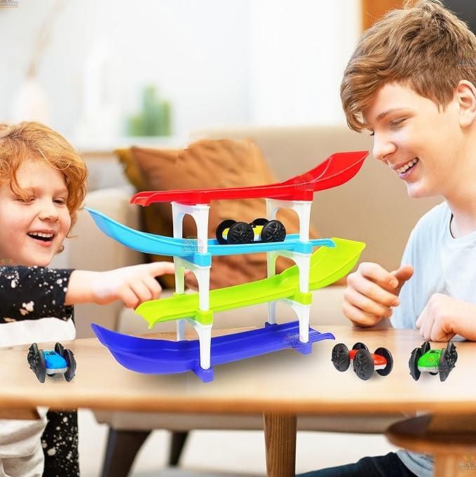 LittleRacer™🏎️ – Compact Ramp Racing Toy for Kids 🎉