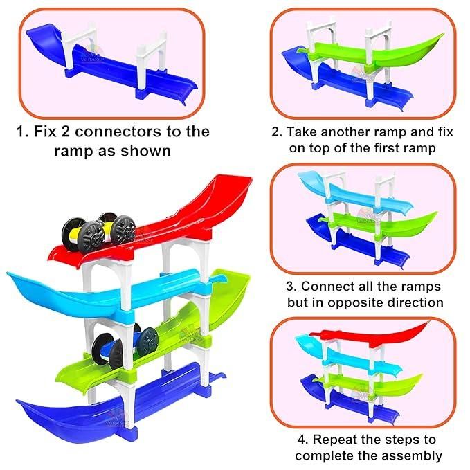 LittleRacer™🏎️ – Compact Ramp Racing Toy for Kids 🎉