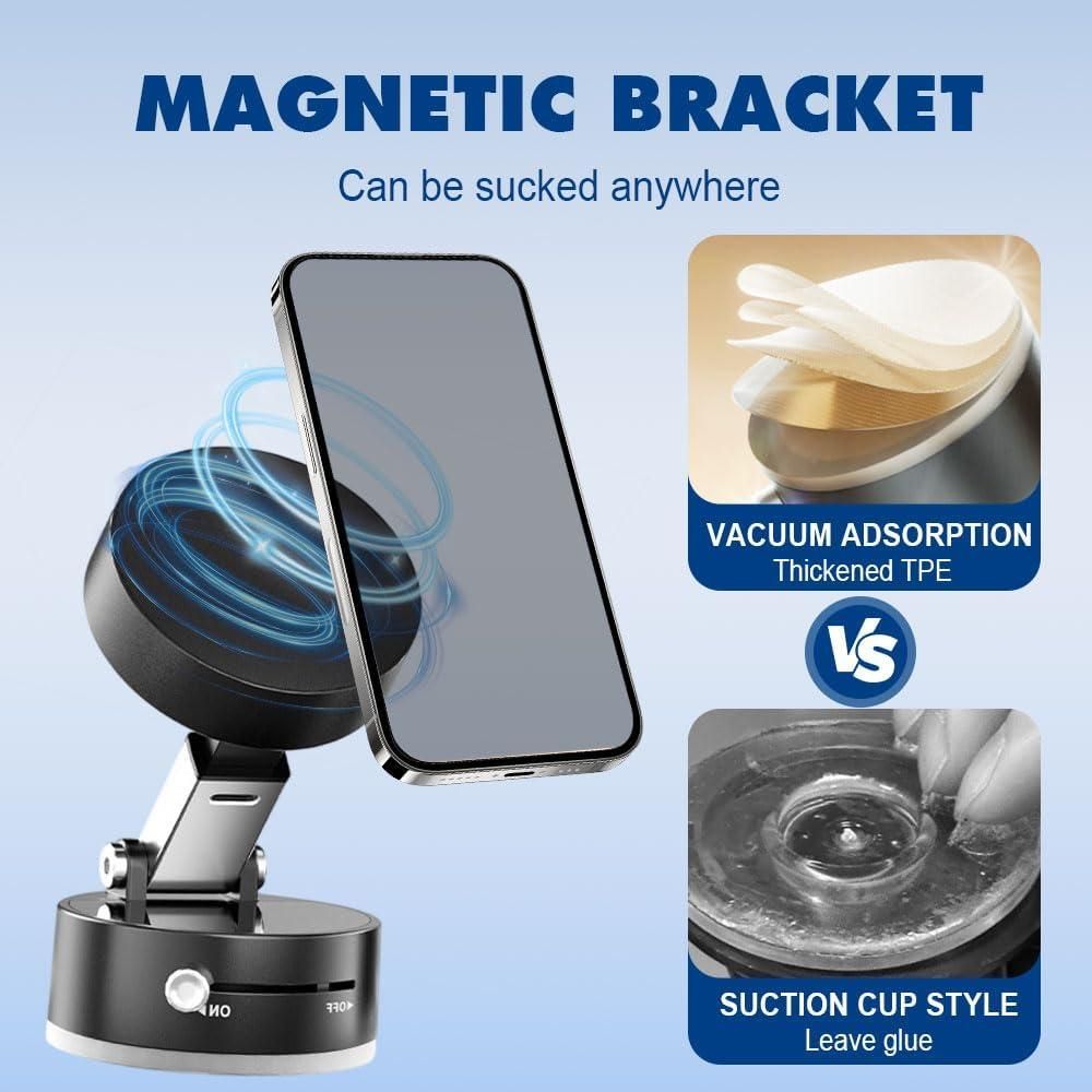 MAGELITE™ Vacuum Magnetic Suction Phone Holder