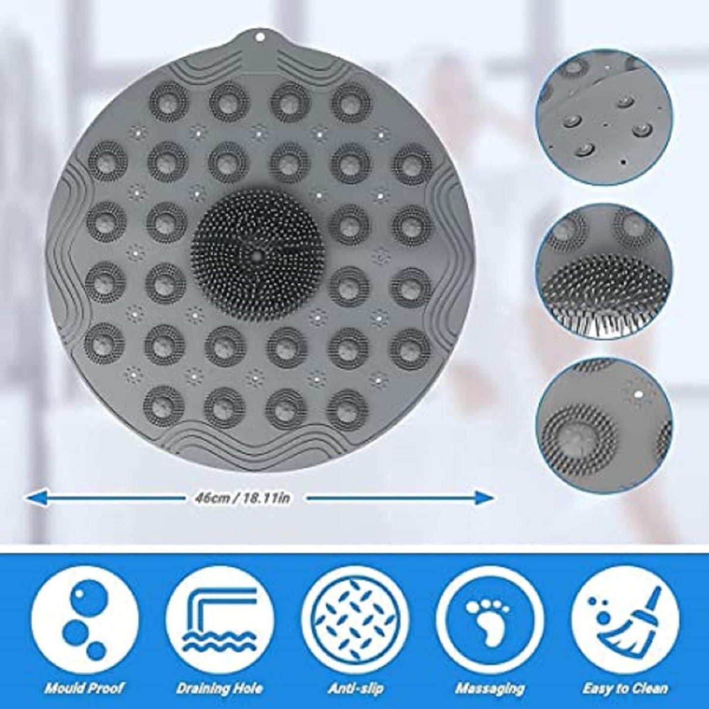 SoleSpa™ 360° Foot Scrubber Mat (Relax. Refresh. Rejuvenate.)(Buy 1 Get 1)