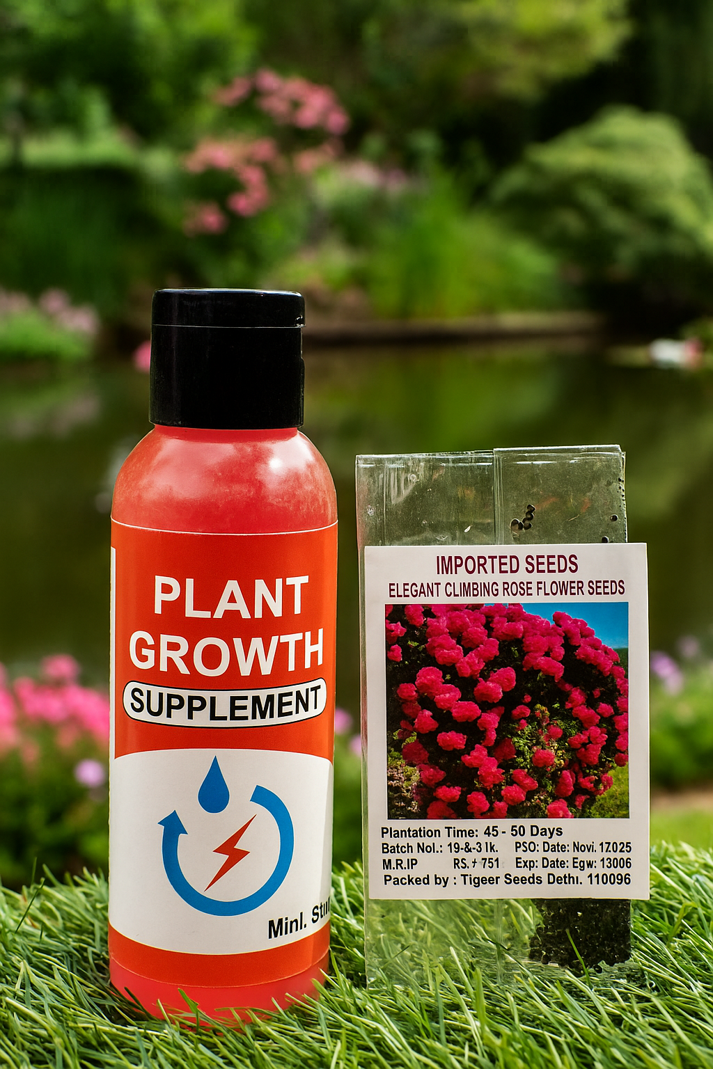 š¹Japanese Elegant Climbing Rose Flower Seeds With Plant Growth Supplement
