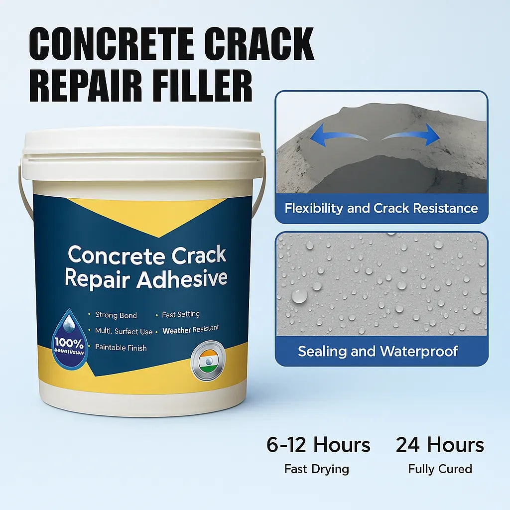Heavy-Duty Concrete Crack Repair Adhesive 200 gm (Buy 1 Get 1)