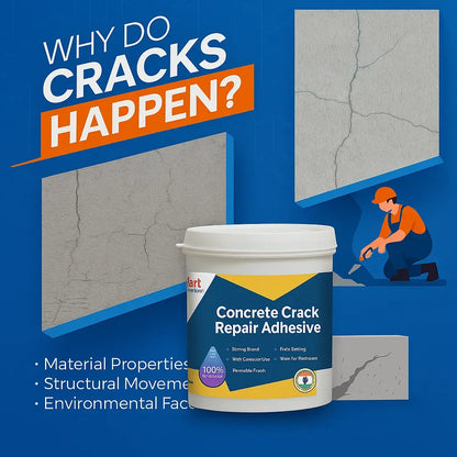 Heavy-Duty Concrete Crack Repair Adhesive 200 gm (Buy 1 Get 1)
